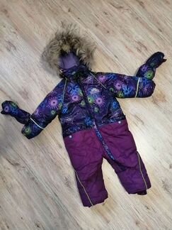 Зимний комбинезон для девочки 80