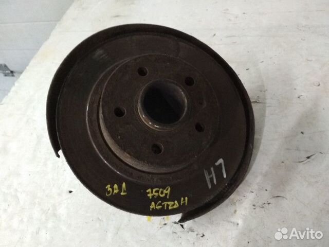 Диск тормозной ветилируемый задний левый Opel