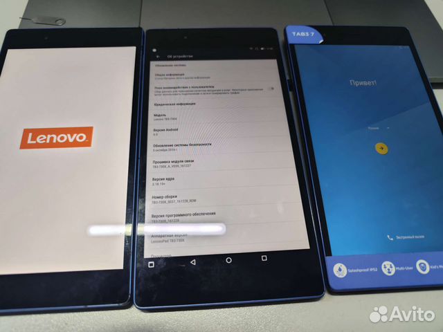 Планшет lenovo tab 3 7