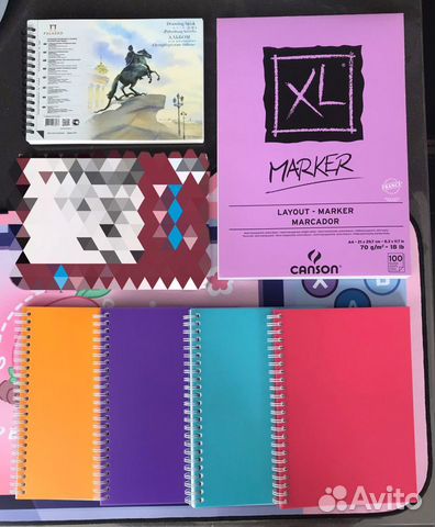 Скетчбуки и бумага для рисования