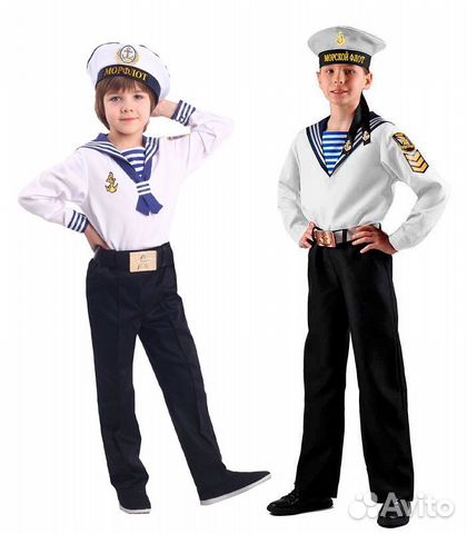 Костюм моряка, танкиста, лётчика, солдат, командир