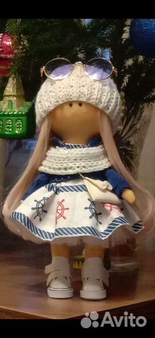Текстильная интерьерная кукла