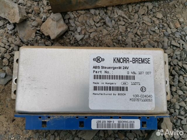 knorr bremse 0486107007 блок управления