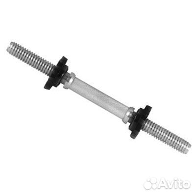 Гриф гантельный 40 см titan (железная ручка) d-25м