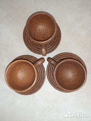 Чайный сервиз деревянный