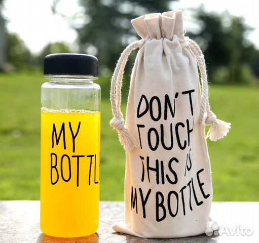 Бутылочка с чехлом для спорта My Bottle оригинал