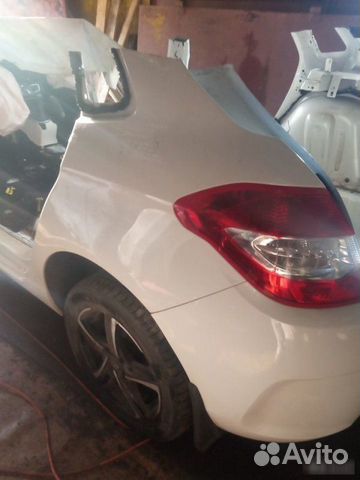 Крыло заднее левое Citroen C4 B7 TU5GP4 2011