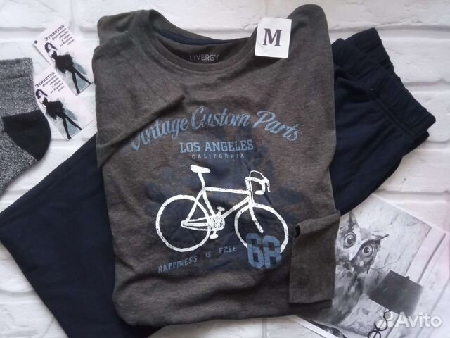 Мужской домашний комплект/пижама livergy новая