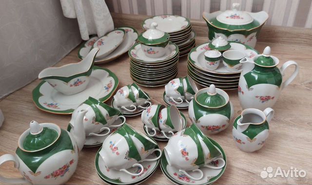 Сервиз Дулево, чайный кофейный столовый