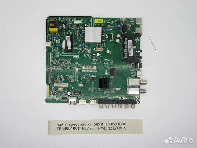 Детали телевизора dexp F43D8100H