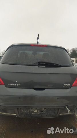 Крышка багажника Пежо 308 темно-серая