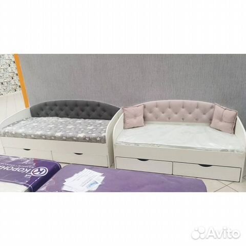 Кровать лдсп основание ламели мягк спинка для малы