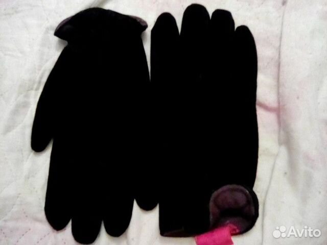 Перчатки натуральная замша