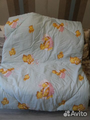 Одеяло шерстяное детское