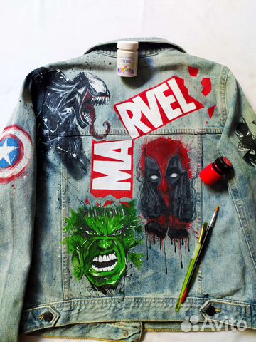 Роспись одежды, кастом