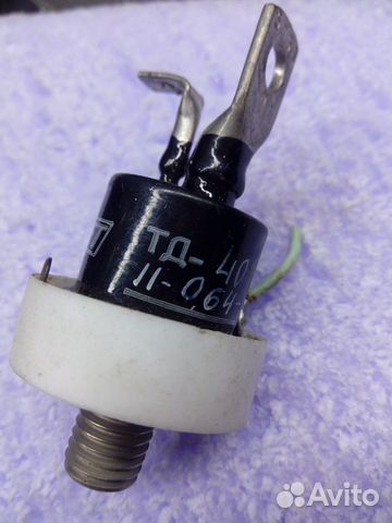Тиристор силовой тд40 11-0.64-331 СССР