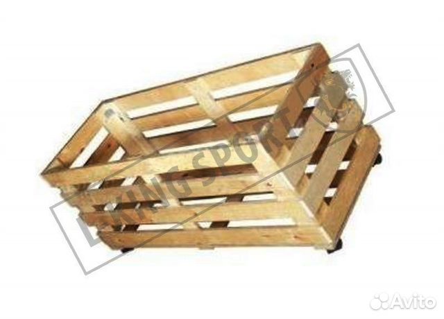 Контейнер для хранения спортинвентаря деревянный