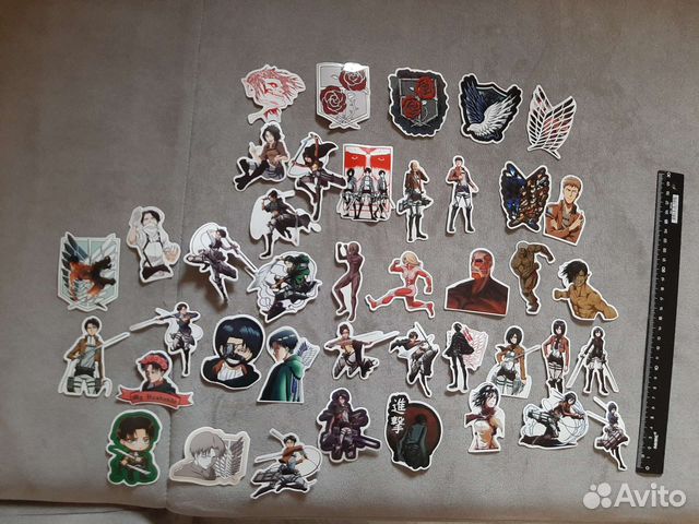 Наклейки Атака Титанов, новые купить в Санкт-Петербурге | Хобби и отдых ...