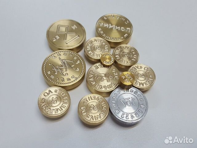 Металлические печати, сургучные печати, жетоны