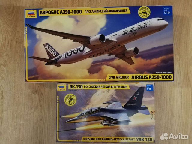 Модели самолётов 1/144 и 1/48