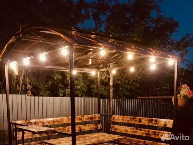 Ретро гирлянда уличная светодиодная 26 м лапочками купить в Санкт ...