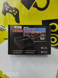 Разветвитель hdmi 1 на 2 сплиттер делитель