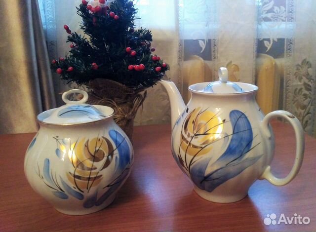 Чайник и сахарница Дулево СССР