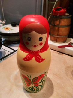 Матрешка термос. Винтаж. СССР