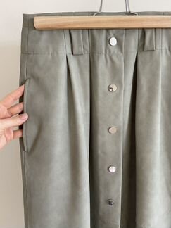 Юбка из экокожи