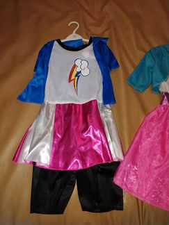 Платья эквестрийских девчонок Радуга и Пинки