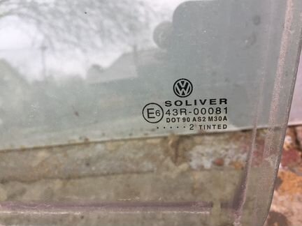 Стекло двери задней левой вариант VW Passat b5