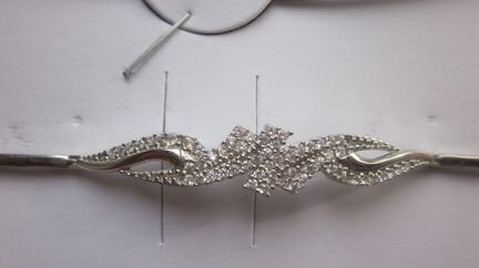 Комплект серебряный, серебро 925пр., 25