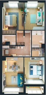 3-к квартира, 98.5 м², 2/20 эт.