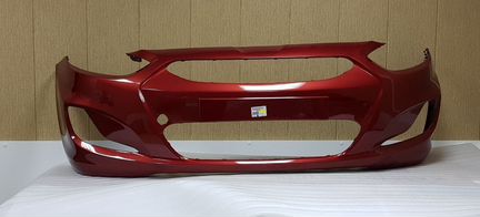 Бампер Солярис красный