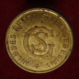 Жетон. трамвай. Швеция. Гётеборг 1924 год