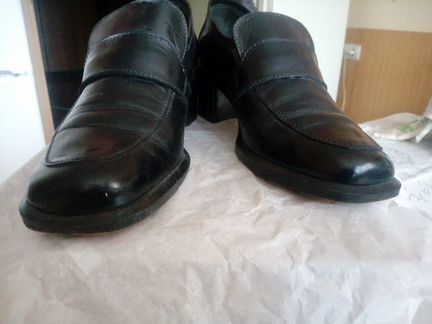 Полуботинки демисезон черные Gregor (Италия)