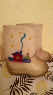 Тёплые детские валенки на заказ. Размеры любые