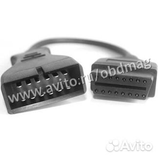 Переходник 12 Pin GM ваз LADA на OBD2