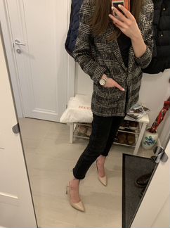 Пиджак шерстяной серый