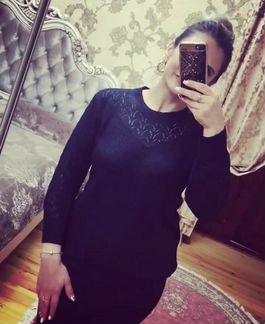 Чёрная кофта женская