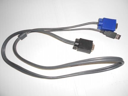 Кабель KVM VGA-USB