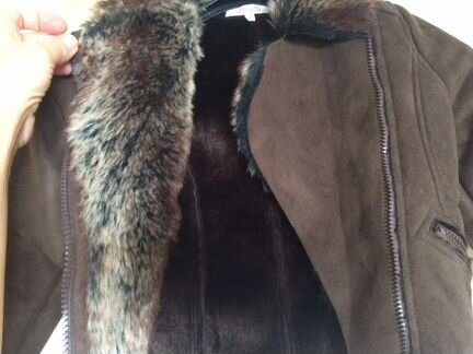 Дубленка для девочки 5-6 лет