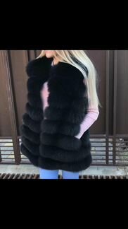 Шуба из песца