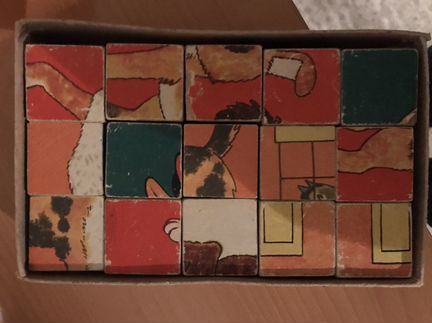 Кубики СССР «Песенка друзей» 1988 г