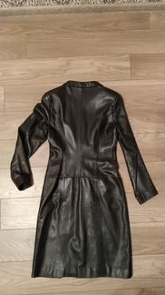 Пальто кожаное, р.S