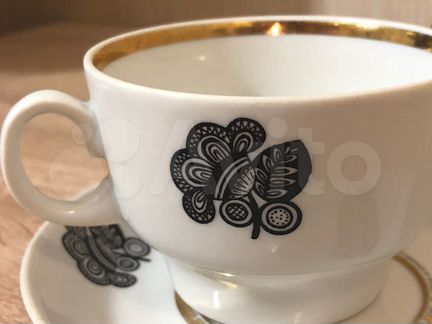 Чайные пары,Пролетарий,3 шт. Большая чашка