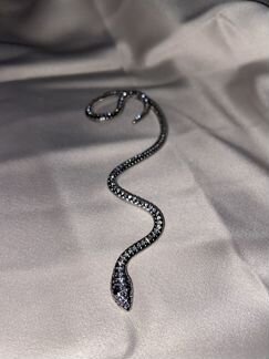 Серьги каффы змея