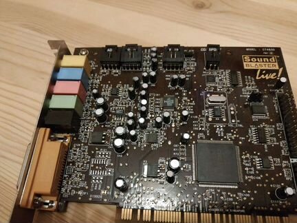 Звуковая карта sound blaster live ct4830