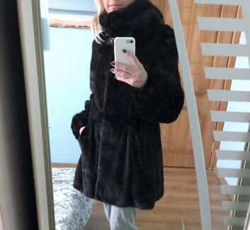 Шуба норковая р 44