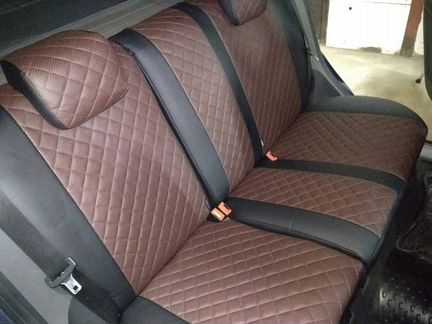 Модельные чехлы Форд Фокус 3 из экокожи